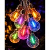 GUIRNALDA DE 10 BOMBILLAS LED MULTICOLOR 4 METROS SOLAR FOREVER