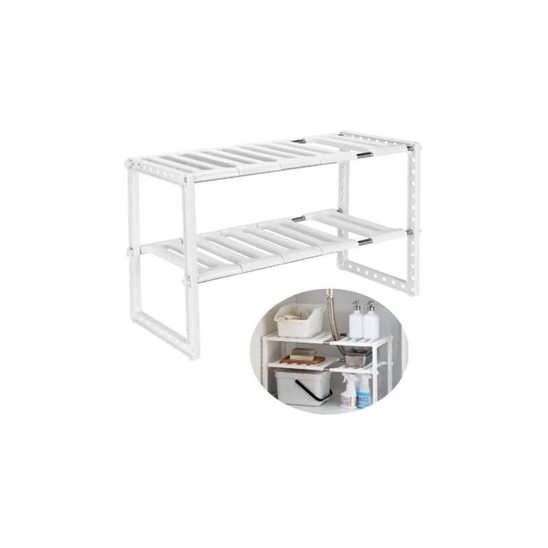ESTANTERIA EXTENSIBLE FREGADERO 50-68CM