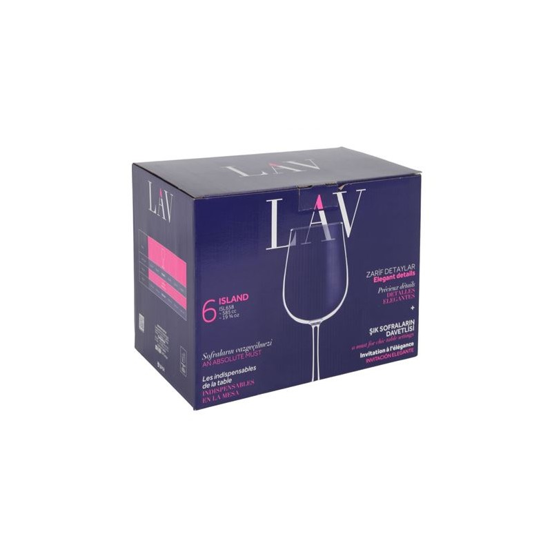 SET 6 COPAS DE VINO 658CC ISLAND LAV