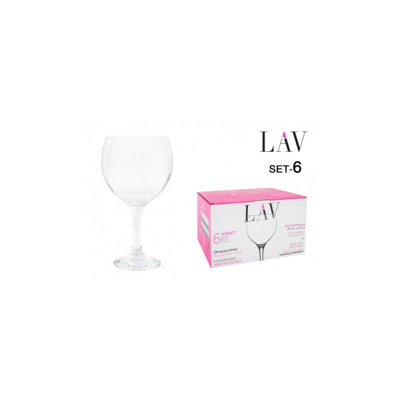 SET 6 COPAS DE COMBINADOS 645CC LAV