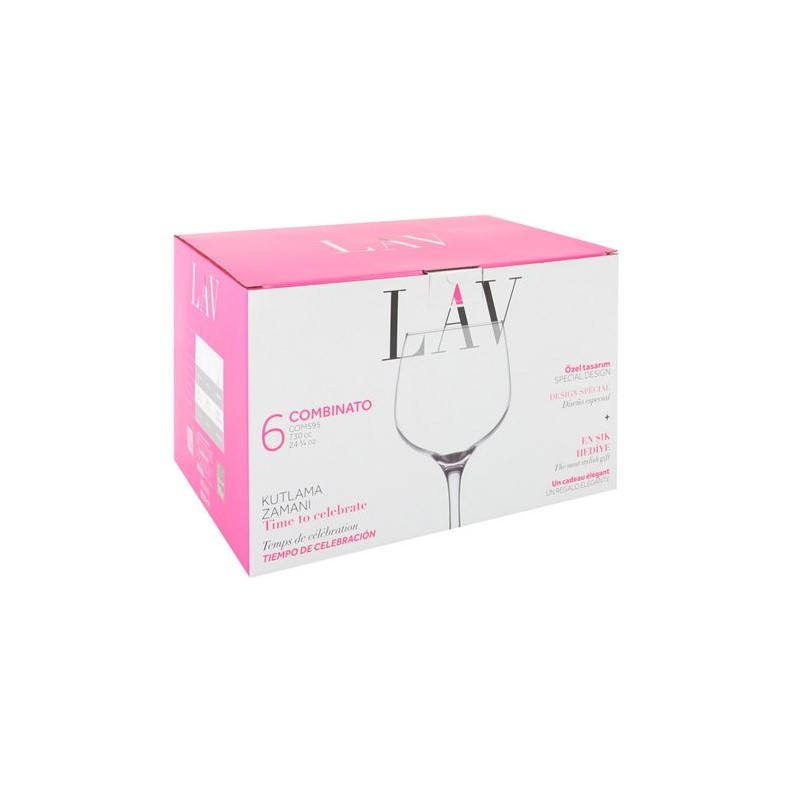 SET 6 COPAS DE COMBINADOS 730CC LAV