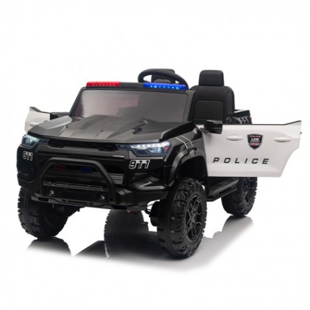 COCHE INFANTIL A BATERIA CON CONTROL REMOTO COCHE PATRULLA