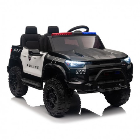 COCHE INFANTIL A BATERIA CON CONTROL REMOTO COCHE PATRULLA
