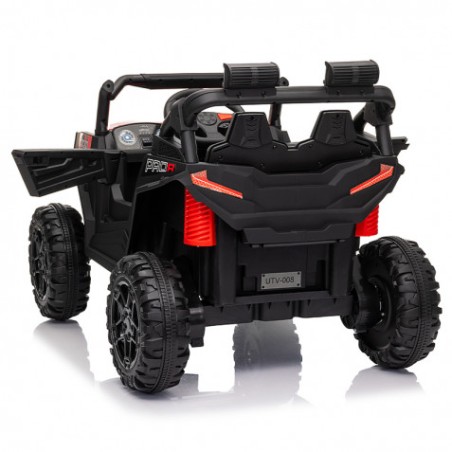 COCHE INFANTIL A BATERIA CON CONTROL REMOTO BUGGY 4X4 ROJO