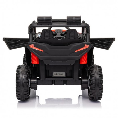 COCHE INFANTIL A BATERIA CON CONTROL REMOTO BUGGY 4X4 ROJO