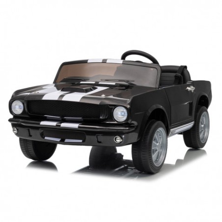 COCHE INFANTIL A BATERIA CON CONTROL REMOTO FORD MUSTANG SHELBY GT350 NEGRO