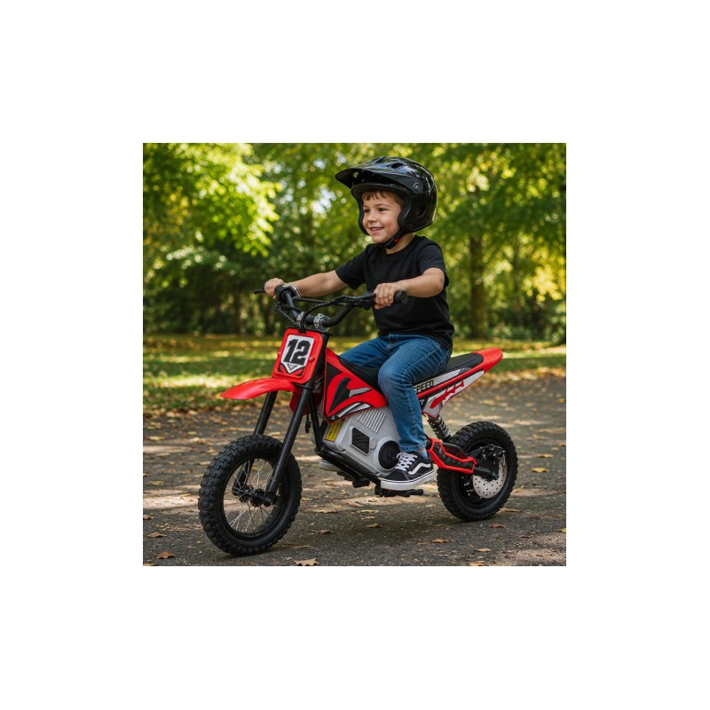 MOTO MOTOCROSS SPEED A BATERIA 24V ROJA