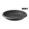 PLATO PARA MACETA 45CM ANTRACITA ARTPLAST