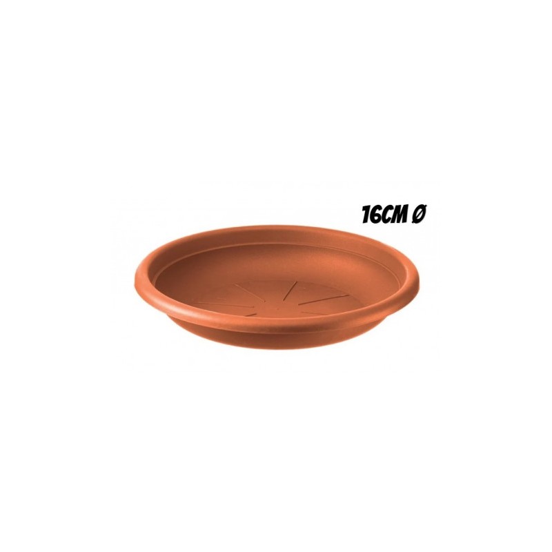 PLATO PARA MACETA 16CM TERRACOTA...