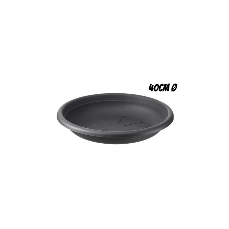 PLATO PARA MACETA 40CM ANTRACITA...