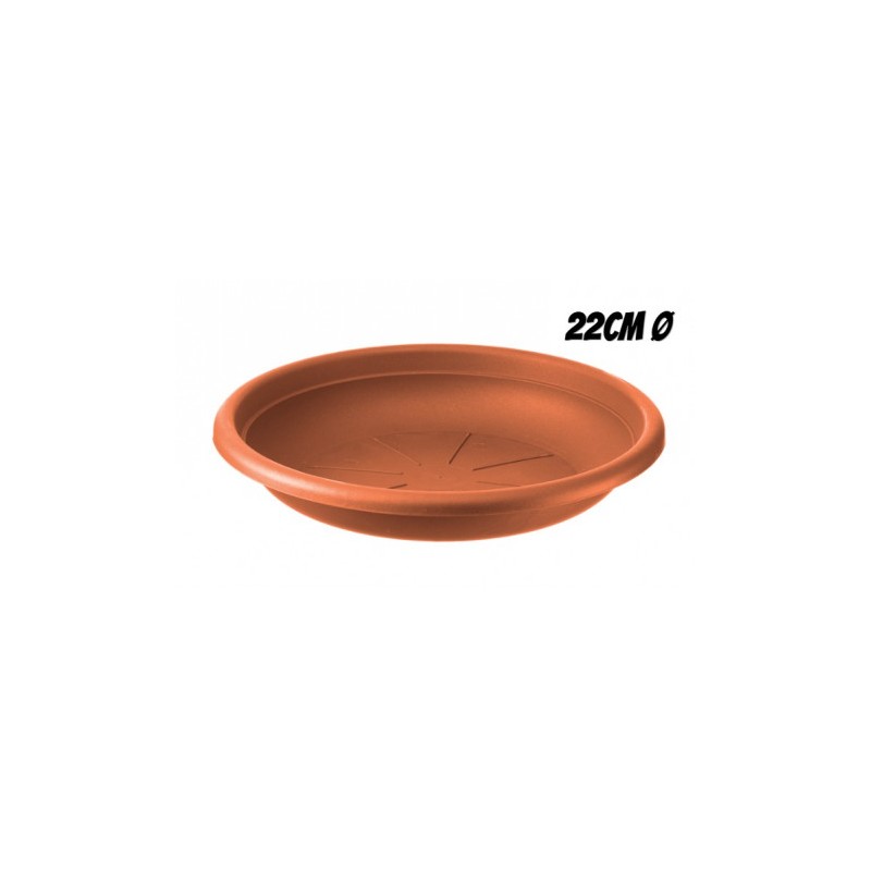 PLATO PARA MACETA 22CM TERRACOTA...