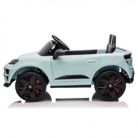 COCHE INFANTIL A BATERIA CON CONTROL REMOTO PORSCHE MACAN CELESTE