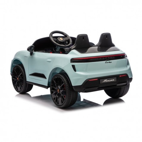 COCHE INFANTIL A BATERIA CON CONTROL REMOTO PORSCHE MACAN CELESTE