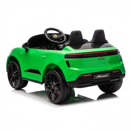 COCHE INFANTIL A BATERIA CON CONTROL REMOTO PORSCHE MACAN VERDE