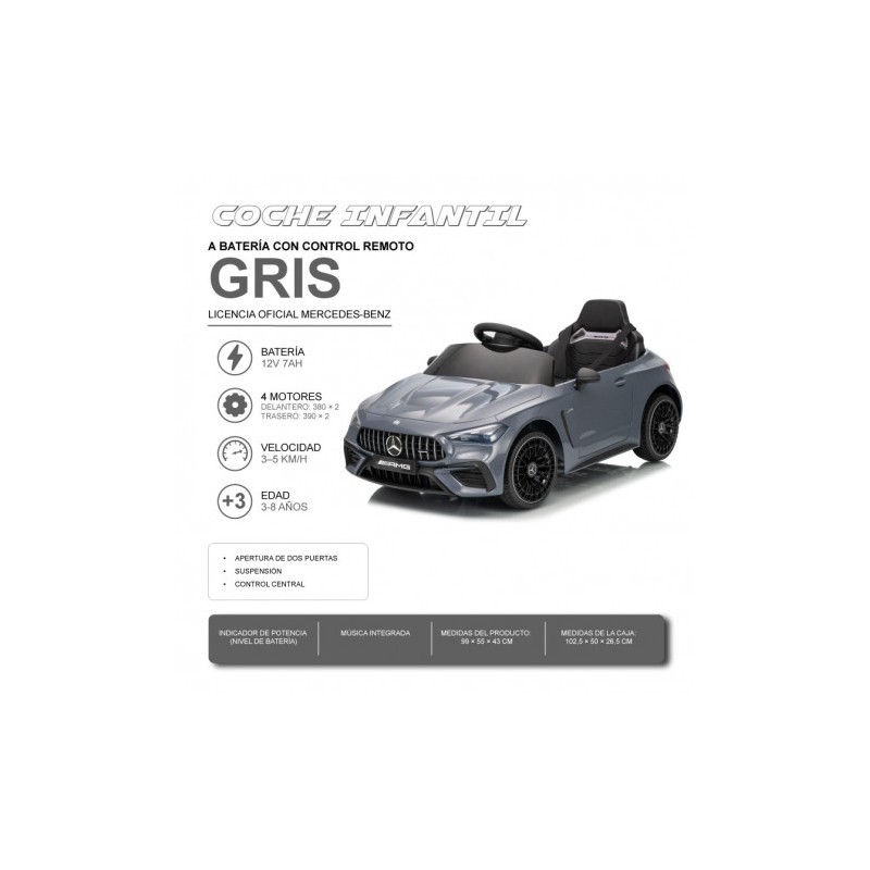 COCHE INFANTIL A BATERIA CON CONTROL...
