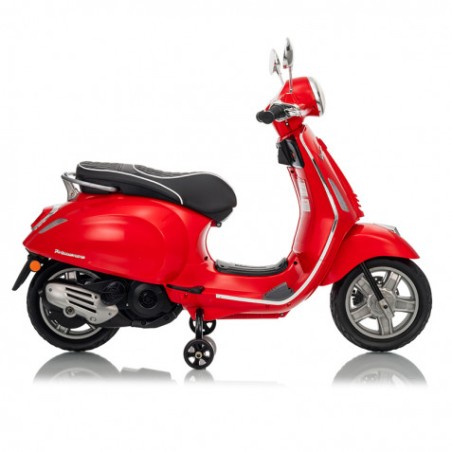 MOTO INFANTIL A BATERIA VESPA PRIMAVERA ROJO