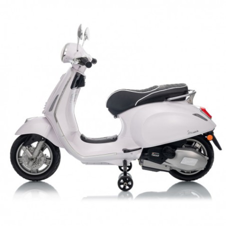 MOTO INFANTIL A BATERIA VESPA PRIMAVERA BLANCA