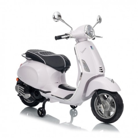 MOTO INFANTIL A BATERIA VESPA PRIMAVERA BLANCA