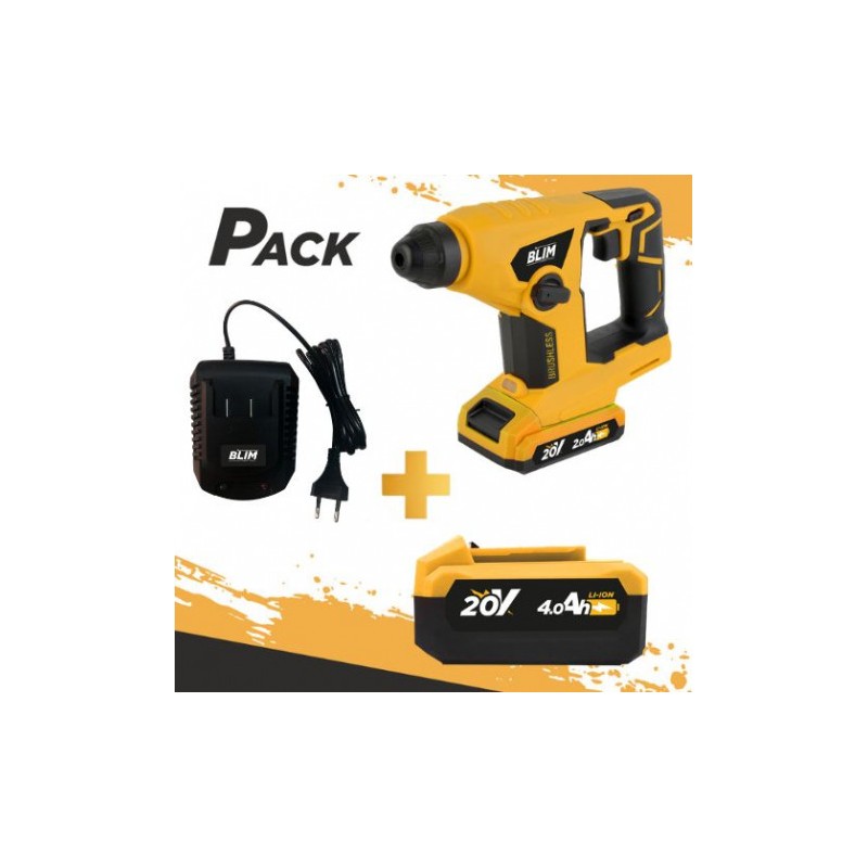 MARTILLO PERFORADOR 20V 1.5 JULIOS +...