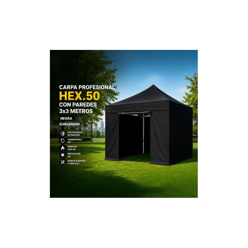 CARPA PROFESIONAL HEX.50 CON PAREDES...