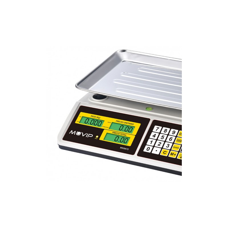 BASCULA COMERCIAL CON DISPLAY LCD...