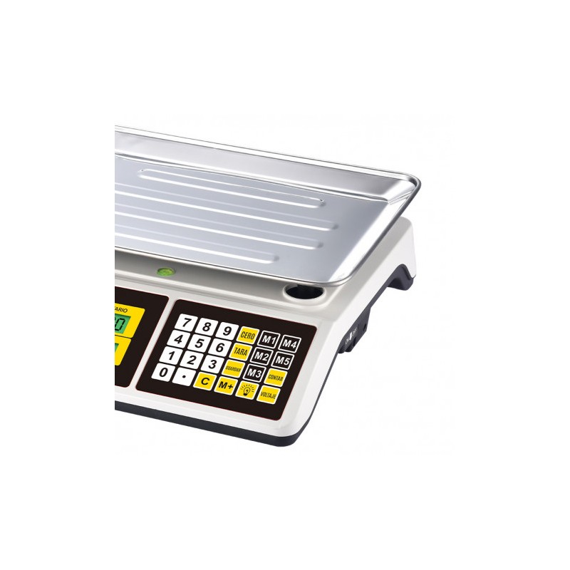 BASCULA COMERCIAL CON DISPLAY LCD...