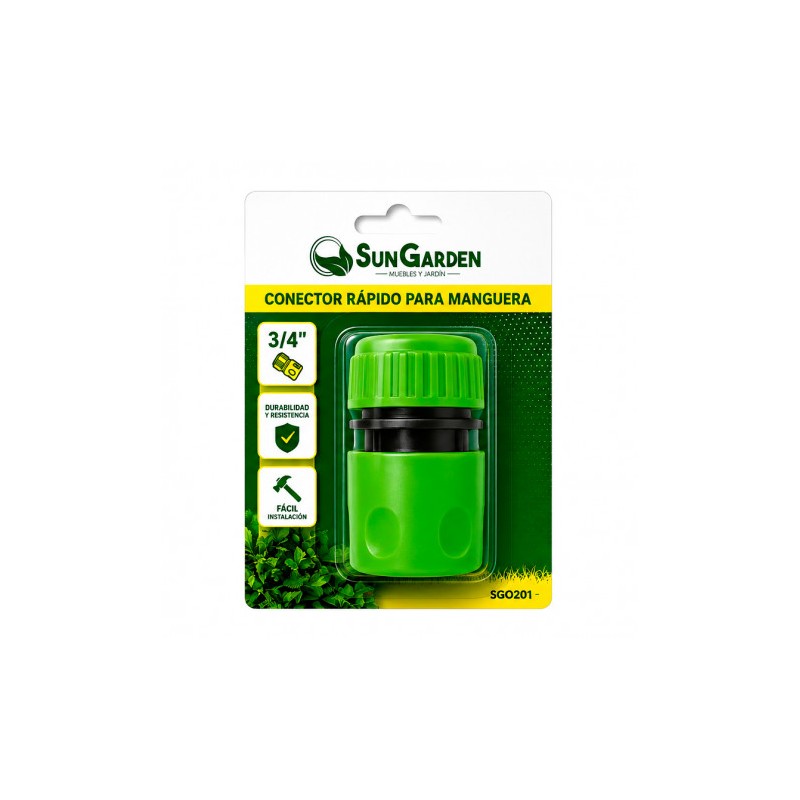 CONECTOR RAPIDO PARA MANGUERA 3/4" SUNGARDEN