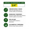 CONECTOR RAPIDO PARA MANGUERA 3/4" SUNGARDEN