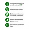 SET 4PCS BOQUILLA DE RIEGO + ADAPTADORES PARA MANGUERA 3/4" SUNGARDEN