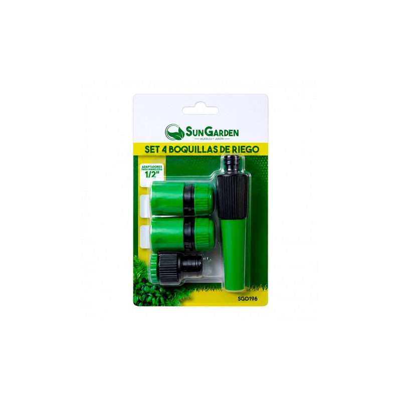 SET 4PCS BOQUILLA DE RIEGO +...
