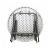 MESA DE RESINA TIPO COCTEL 80X110CM 3.8CM SUNGARDEN