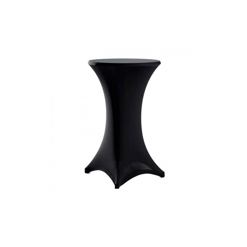 FUNDA PARA MESA DE COCTEL 110X80 NEGRA SUNGARDEN