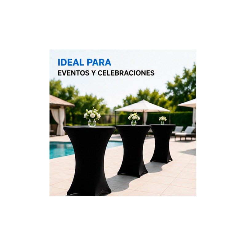 FUNDA PARA MESA DE COCTEL 110X80...