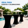 FUNDA PARA MESA DE COCTEL 110X80 NEGRA SUNGARDEN