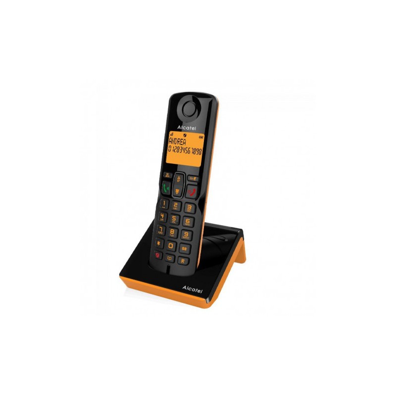 TELÉFONO INALÁMBRICO S280 NEGRO / NARANJA ALCATEL