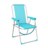 SILLA PLEGABLE ALUMINIO AGUAMARINA 53X56X78CM