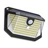 APLIQUE LED SOLAR 150LM ILUMINACIÓN 3 CARAS NEGRO ELBAT - EB0445-2