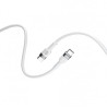 CABLE FLEXIBLE TIPO C A TIPO C 2M 100W FOREVER BLANCO