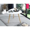 MESITA AUXILIAR MADERA BLANCA 48CM