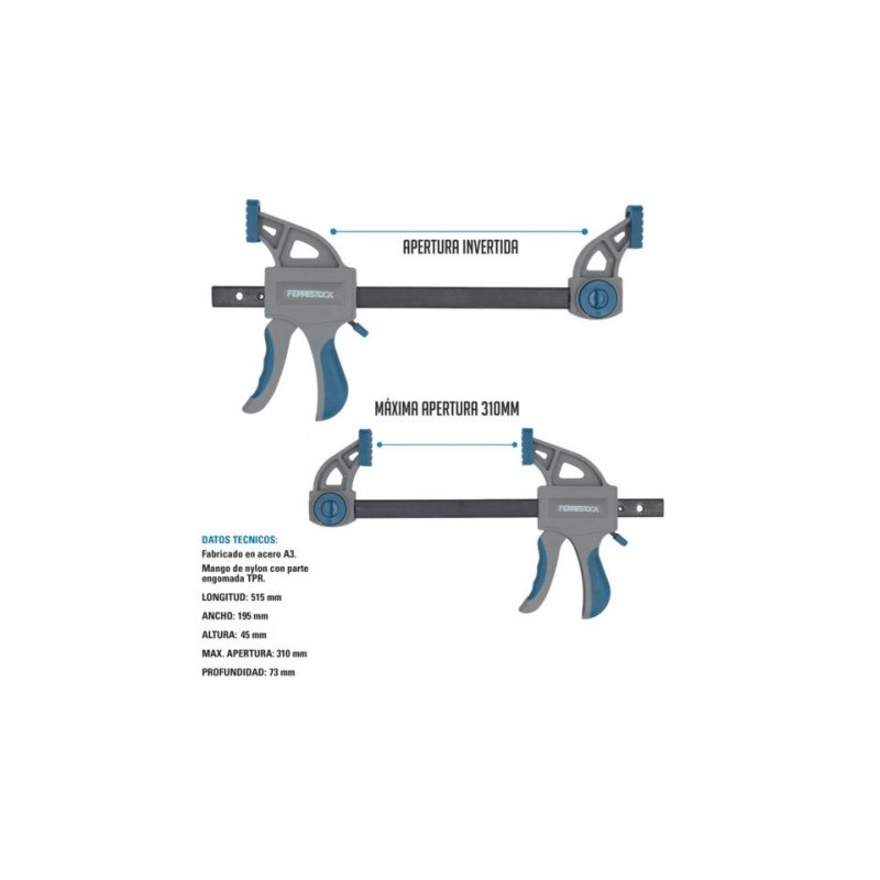 SARGENTO APRIETE 12"/300 MM 2PCS...