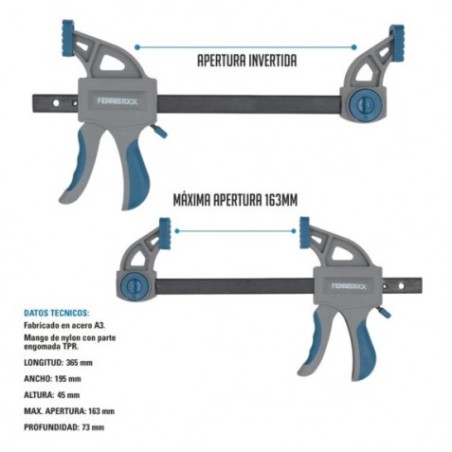 SARGENTO APRIETE 6"/150 MM 2PCS FONTASTOCK