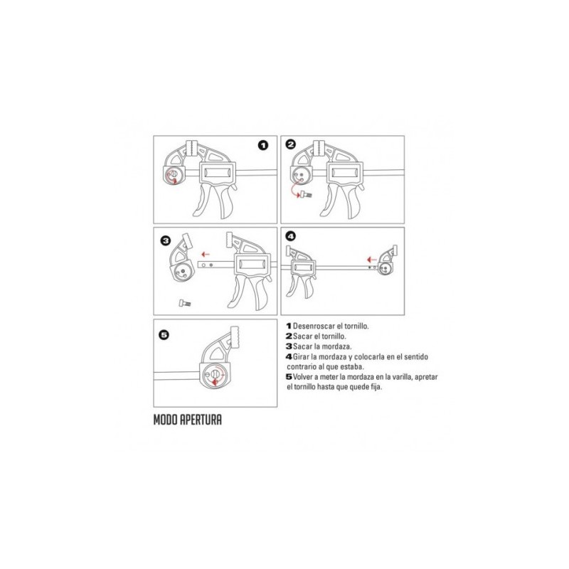 SARGENTO APRIETE 6"/150 MM 2PCS...