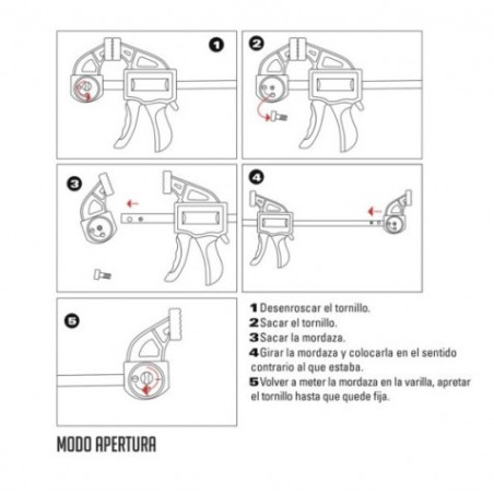 SARGENTO APRIETE 6"/150 MM 2PCS FONTASTOCK