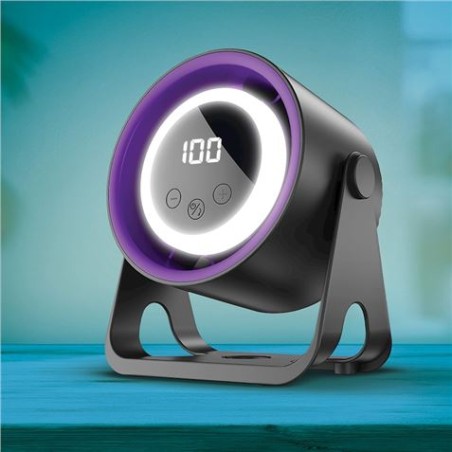 VENTILADOR DE ESCRITORIO CON LAMPARA 1800MAH + SOPORTE ADICIONAL FOREVER