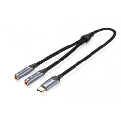ADAPTADOR USB-C A 2 JACK...