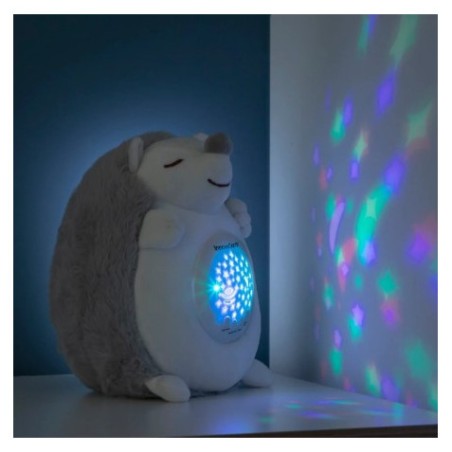 ERIZO DE PELUCHE SPIKEY CON RUIDO BLANO Y QUITAMIEDOS INNOVAGOODS