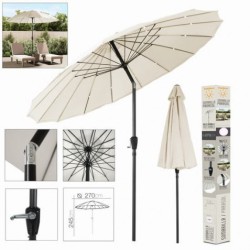 SOMBRILLA BEIGE 2.7M...