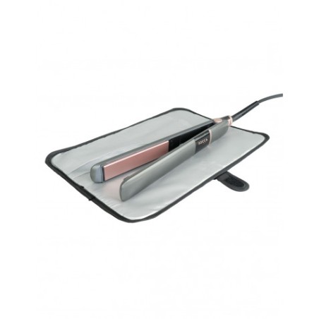 PLANCHA DE PELO CON PLACAS CERÁMICAS FLOTANTES Y FUNDA TÉRMICA JOCCA