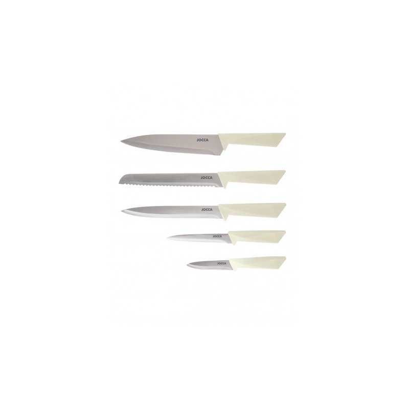 SET 5 CUCHILLOS ACERO INOXIDABLE +...