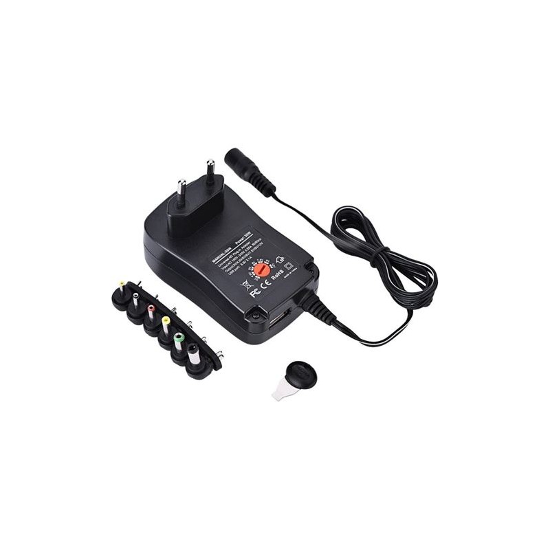 CARGADOR UNIVERSAL 3-12V 30W M2